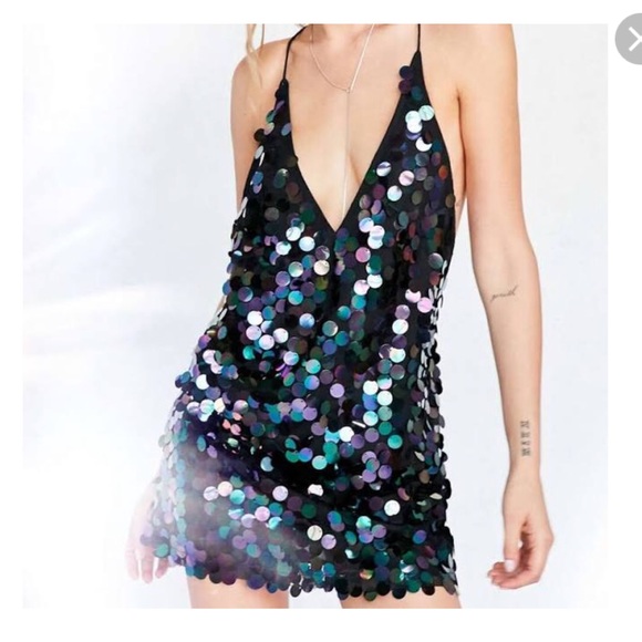 big sequin dress